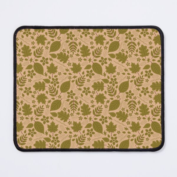 Item preview, Autumn Leaves and Flowers Pattern - Green designed and sold by miawgigi.