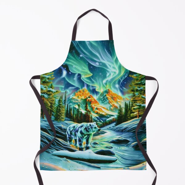 Item preview, Bear Snowy Mountain Forest Art designed and sold by MargaretWiktor.