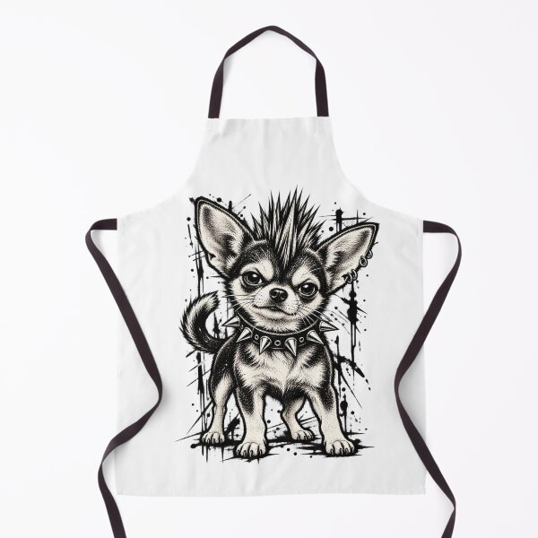 Item preview, Punk Rock Chihuahua Dog Spiky Collar designed and sold by ShopFanCreation.