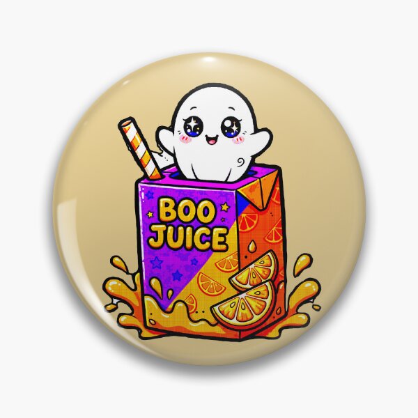 Item preview, Boo Juice Ghost Cute - Kawaii Halloween Ghost Juice Box designed and sold by AstronautMerch.