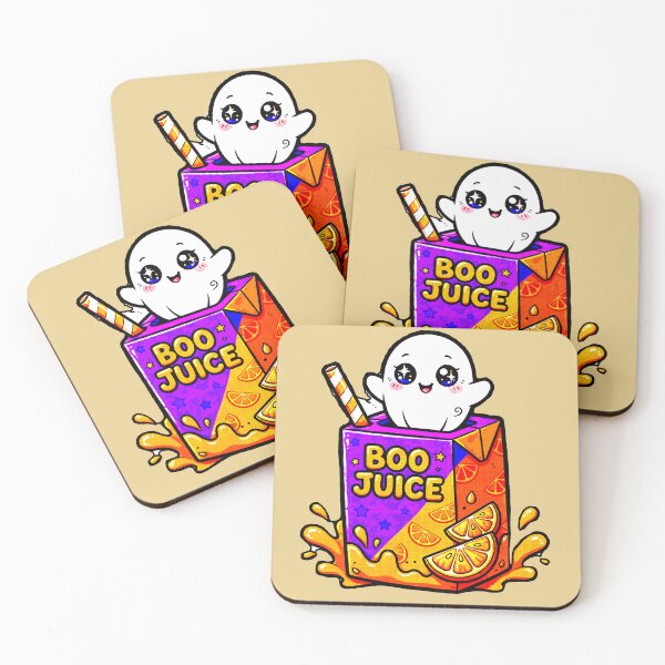 Item preview, Boo Juice Ghost Cute - Kawaii Halloween Ghost Juice Box designed and sold by AstronautMerch.