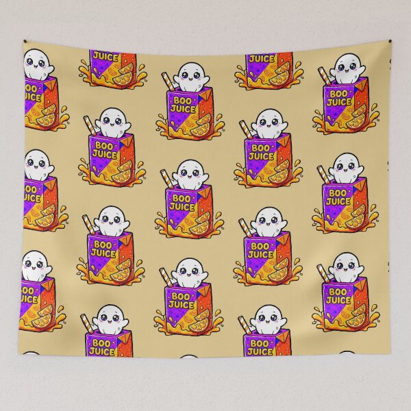 Item preview, Boo Juice Ghost Cute - Kawaii Halloween Ghost Juice Box designed and sold by AstronautMerch.