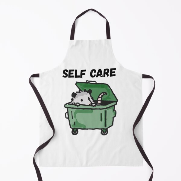 Item preview, Self Care Possum in a Dumpster – Funny Possum Doodle Sticker designed and sold by MartynaMakes.