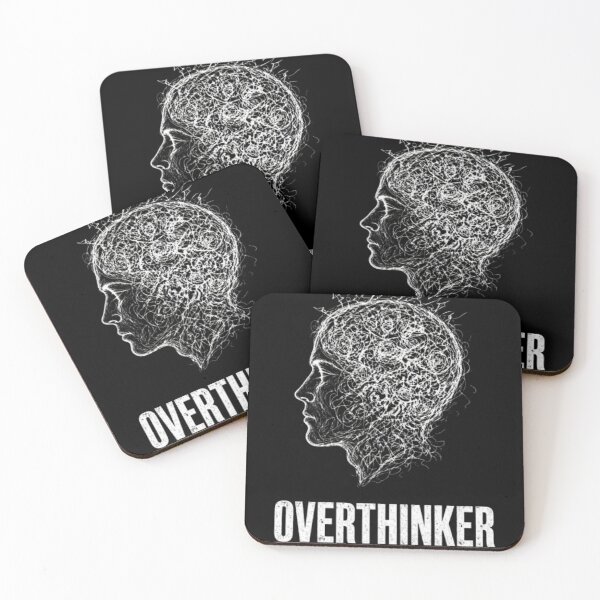 Item preview, Overthinker – Chaotic Mind Dark Aesthetic Design designed and sold by OddySpud.apparel.
