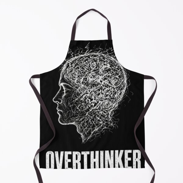 Item preview, Overthinker – Chaotic Mind Dark Aesthetic Design designed and sold by OddySpud.apparel.