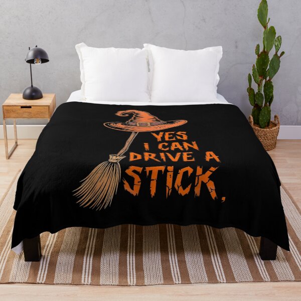 Item preview, Yes I Can Drive A Stick Halloween  designed and sold by Daisy Grimes.