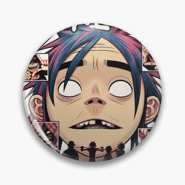 Item preview, Gorillaz 2D Comic Collage - Classic Band Art designed and sold by UrbanLayers.