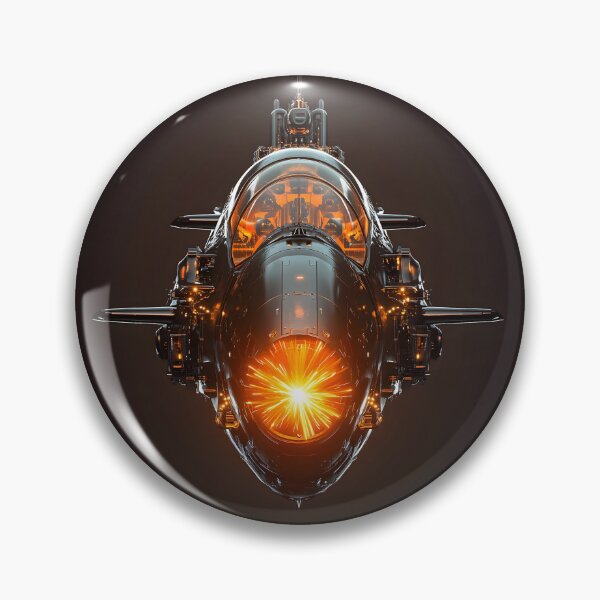 Item preview, Retro Submarine, 3d Render, Warm Amber And designed and sold by Checho30.