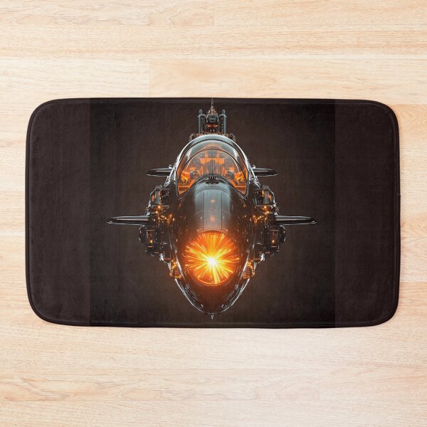 Item preview, Retro Submarine, 3d Render, Warm Amber And designed and sold by Checho30.