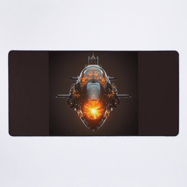 Item preview, Retro Submarine, 3d Render, Warm Amber And designed and sold by Checho30.