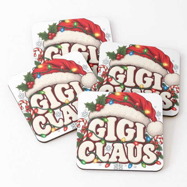 Artikelvorschau, Gigi Claus Christmas Grandma Gigi Holiday Lights entworfen und verkauft von OUICHA.