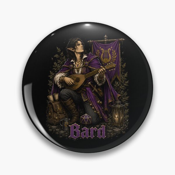 Item preview, Bard RPG class designed and sold by Boardgameo.
