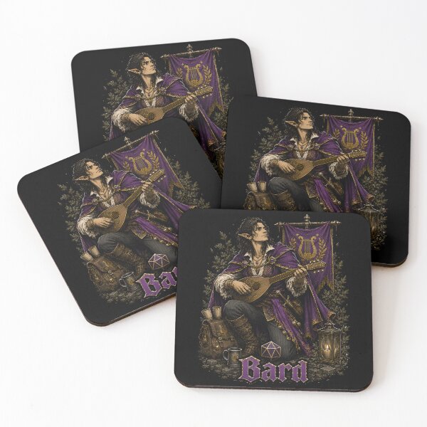 Item preview, Bard RPG class designed and sold by Boardgameo.