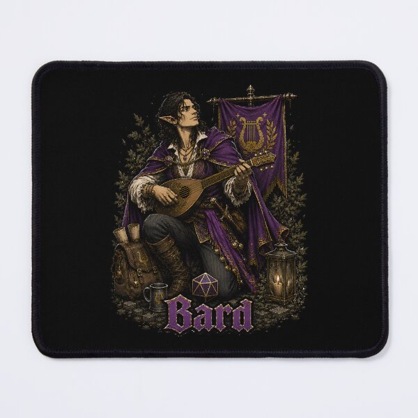 Item preview, Bard RPG class designed and sold by Boardgameo.