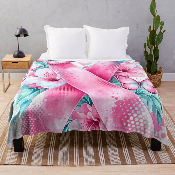 Item preview, Watercolor Pink Ribbon Butterfly Hope designed and sold by Artistikastore.