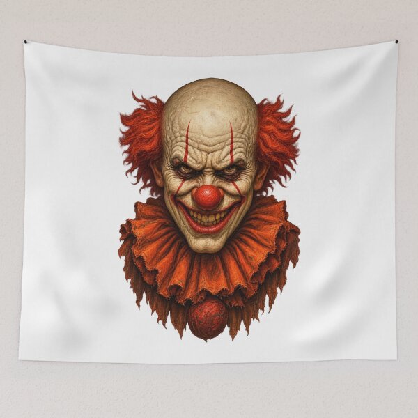 Item preview, Scary Clown Portrait designed and sold by Whatever Works.