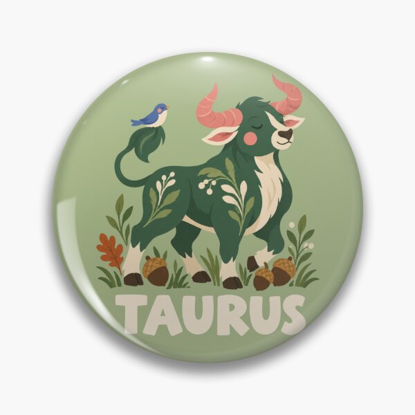 Artikelvorschau, Zodiac Sign Pastel Folk Art | Astrology Birthday Gift | Cute Horoscope Design - Taurus entworfen und verkauft von Backsay.