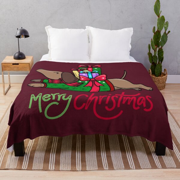 Item preview, Dachshund Merry Christmas Cute Wiener Dog designed and sold by stormk10.