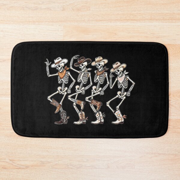 Item preview, Dancing Skeleton Cowboys Western Country Rodeo Halloween designed and sold by Daisy Grimes.