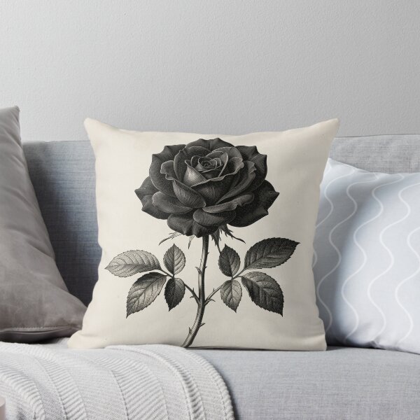 Item preview, Dark Botanical - Black Rose designed and sold by Shadow Charm.