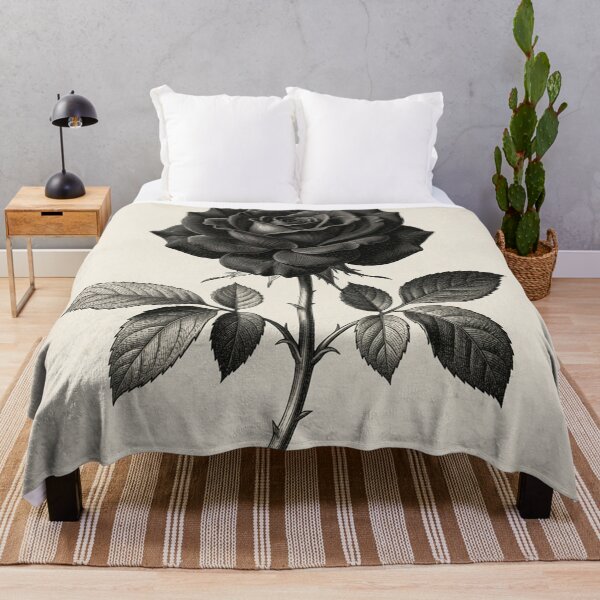 Item preview, Dark Botanical - Black Rose designed and sold by Shadow Charm.