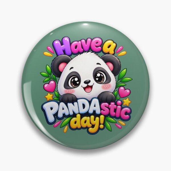 Item preview, Have a Pandastic Day Cute Kawaii Typography Art designed and sold by ShivCraftStudio.