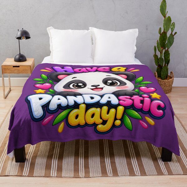 Item preview, Have a Pandastic Day Cute Kawaii Typography Art designed and sold by ShivCraftStudio.