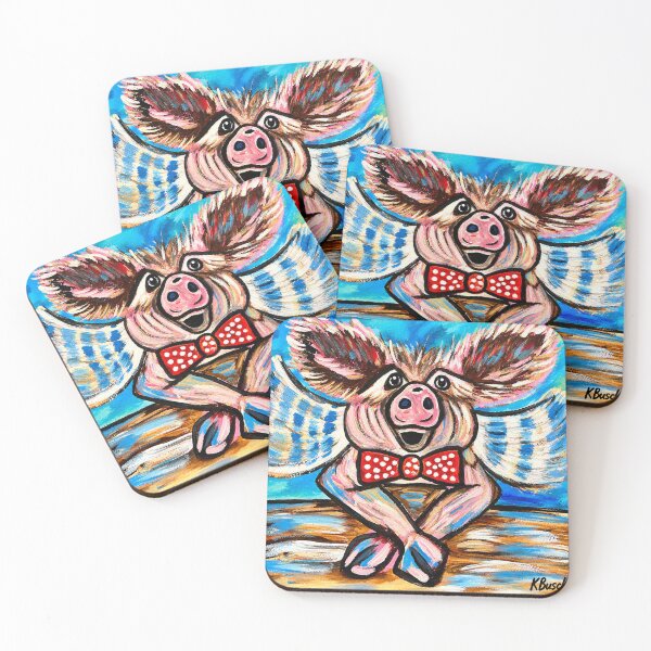 Item preview, When pigs fly  designed and sold by Soulfeast-Art by Kathleen Busch .