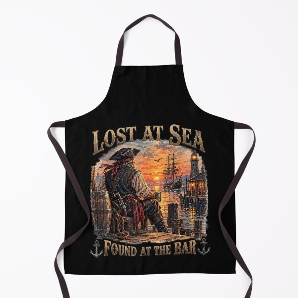 Item preview, Lost At Sea Found At The Bar Funny Cruise Sarcastic Humor  designed and sold by MatherFisher.
