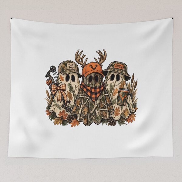 Item preview, Retro Ghost Camo Hunting Halloween designed and sold by Thedondom.