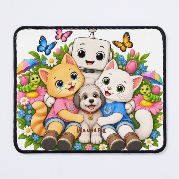 Item preview, From the book series "Mia and Pia - Coloring Fun Meets Cat Knowledge - Adventures to Color, Learn and Marvel At". designed and sold by WasserSonneWind.