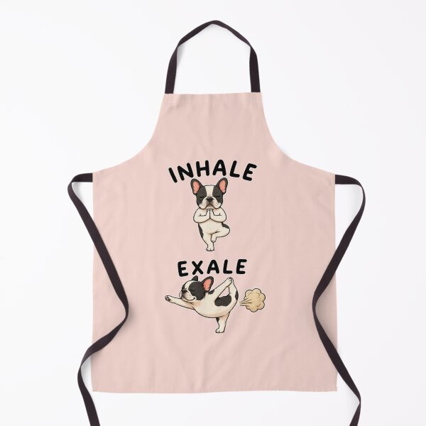 Item preview, French Buldog yoga INHALE EXALE designed and sold by DIGOR shop.