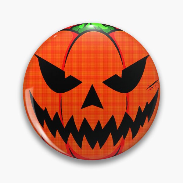 Item preview, Scary Halloween Pumpkin - Evil Orange Jack O' Lantern designed and sold by AstronautMerch.