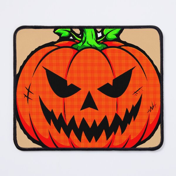 Item preview, Scary Halloween Pumpkin - Evil Orange Jack O' Lantern designed and sold by AstronautMerch.