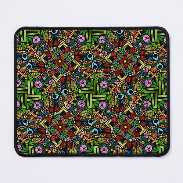 Item preview, Abstract Tribal Geometric Graffiti Mandala Pattern designed and sold by FioreDiCiliegio.
