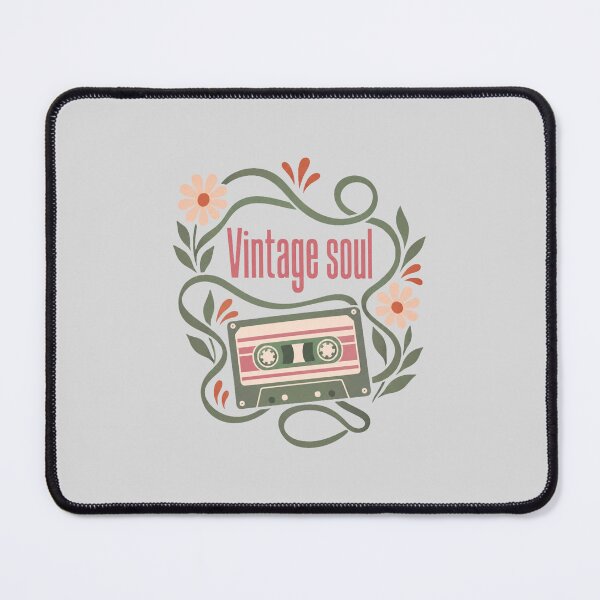 Item preview, Vintage Soul Cassette Floral Illustration designed and sold by hattie's.