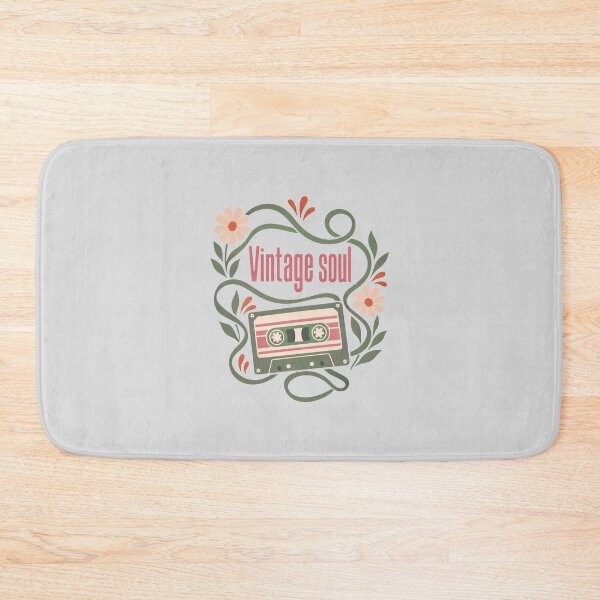 Item preview, Vintage Soul Cassette Floral Illustration designed and sold by hattie's.