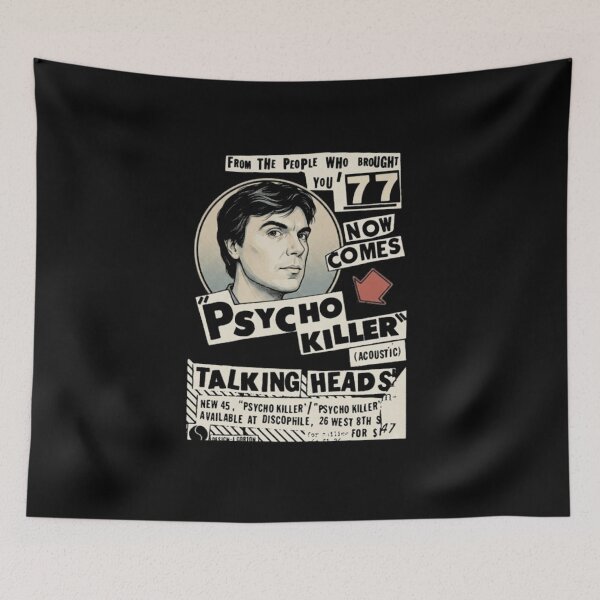 Item preview, Talking Heads Psycho Killer 1977 CBGB Fanzine designed and sold by WallHelloStore.