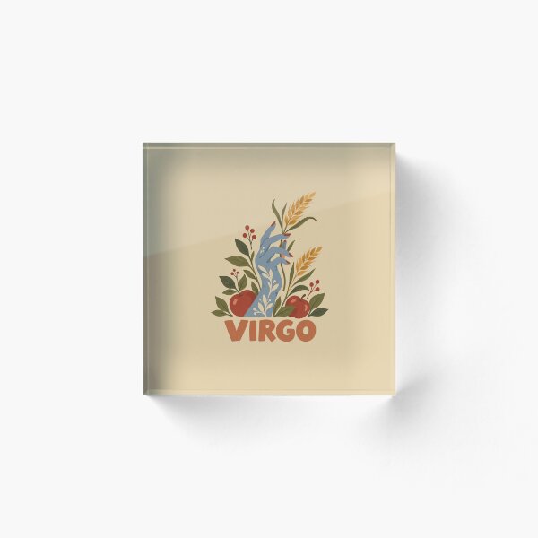 Item preview, Zodiac Sign Pastel Folk Art | Astrology Birthday Gift | Cute Horoscope Design - Virgo designed and sold by Backsay.