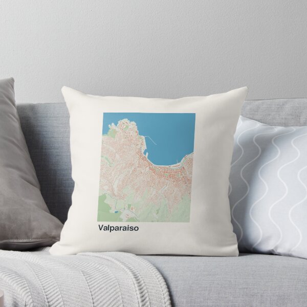 Item preview, Valparaiso Minimalistic Map Art designed and sold by MapsNerd.