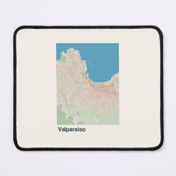 Item preview, Valparaiso Minimalistic Map Art designed and sold by MapsNerd.