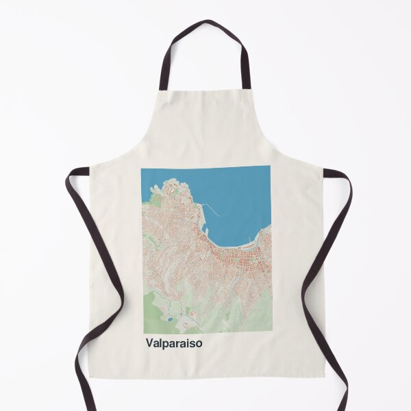 Item preview, Valparaiso Minimalistic Map Art designed and sold by MapsNerd.