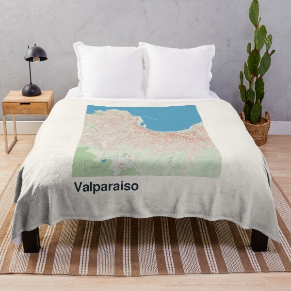 Item preview, Valparaiso Minimalistic Map Art designed and sold by MapsNerd.