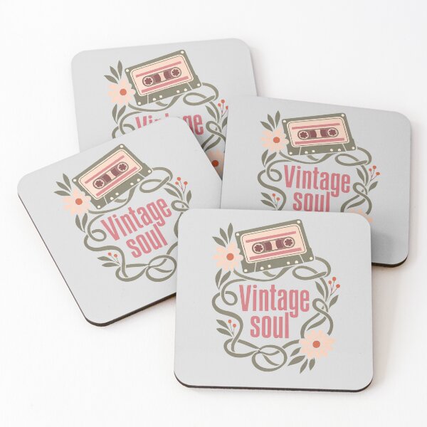 Item preview, Vintage Soul Cassette and Floral Retro Design designed and sold by hattie's.
