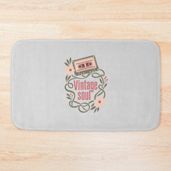 Item preview, Vintage Soul Cassette and Floral Retro Design designed and sold by hattie's.