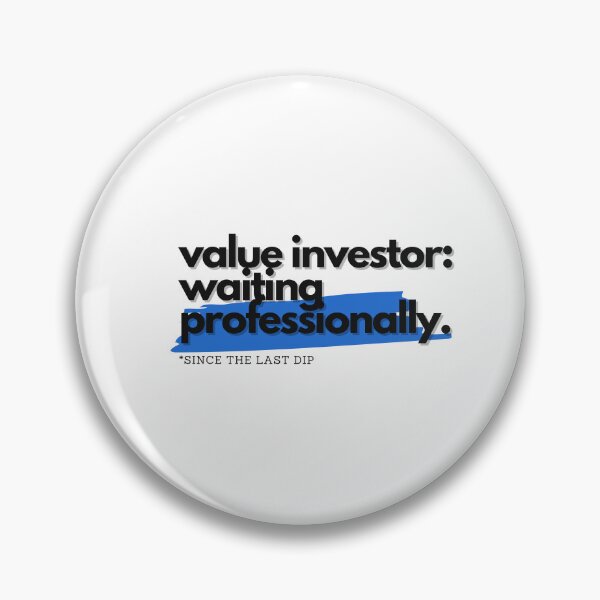 Item preview, Value Investor Waiting Professionally designed and sold by S4PPHIRE-DES1GN.