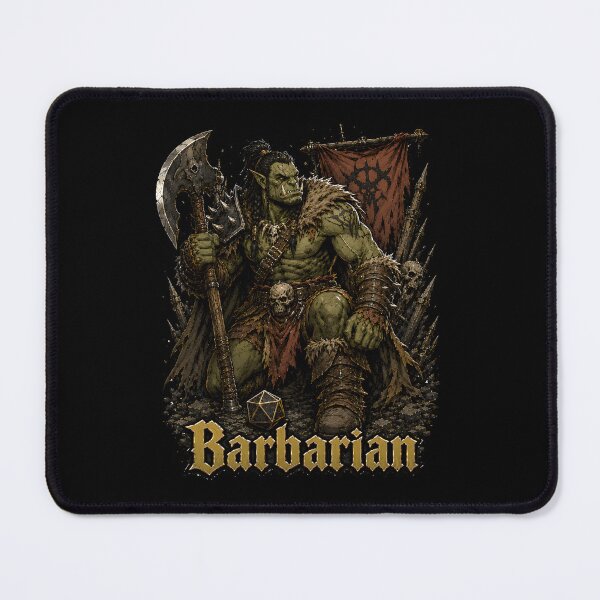 Item preview, Barbarian RPG class designed and sold by Boardgameo.