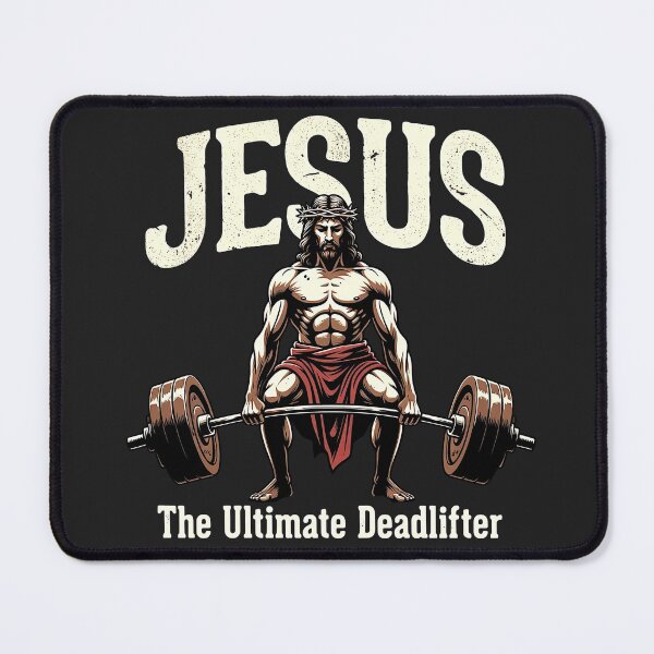 Item preview, Funny Jesus The Ultimate Deadlifter designed and sold by legendaryskins.