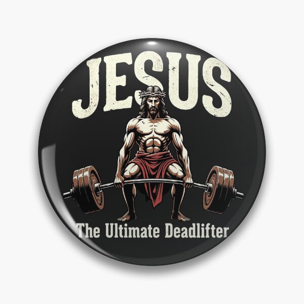 Item preview, Funny Jesus The Ultimate Deadlifter designed and sold by legendaryskins.
