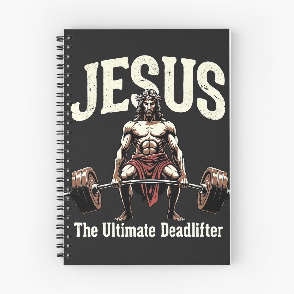 Item preview, Funny Jesus The Ultimate Deadlifter designed and sold by legendaryskins.